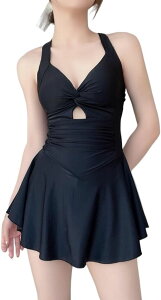 水着 レディース ハイウエスト 伸縮性 可愛い ビーチウェア スカート ラッシュガード 肌守り おしゃれ オフショルダー 体型カバー かわいい スイムウェア ワンピース オールインワン ビーチ