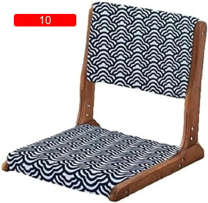 和座椅子 座椅子 お座敷座椅子 折りたたみ式 こたつ 椅子 背もたれ付き 和室 木製 コンパクト 幅49×奥行45×高さ約46cm 省スペース フロアチェア (11)