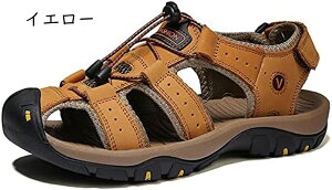 サンダル メンズ靴 仕事履き シューズ マジックテープ ドローストリング 旅行 レジャー 軽量 履き心地 水陸両用 アウトドア アウトドアサンダル 仕事履き フォーマル ドライバーサンダル コ