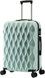 スーツケース キャリーケース 機内持ち込み 35L キャリーバッグ ファスナー式 超軽量 小型 耐衝撃 人気 静音ダブルキャスター 360度回転 ビジネス 入院 旅行 Sサイズ(1-3泊) グリーン