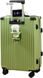 スーツケース USBポート付き 耐衝撃 超軽量 大型 軽量 静音 キャリーケース 機内持ち込み キャリーバッグ カップホルダー付き隠しフロントフック多機能 おしゃれ 可愛い 旅行 ビジネス 出張