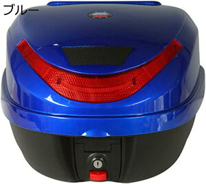 バイクトップケース リアボックス バイクボックス バイク用ボックス バイクパーツセンター フルフェイス収納 ヘルメット入れ 大容量 原付 脱可能式