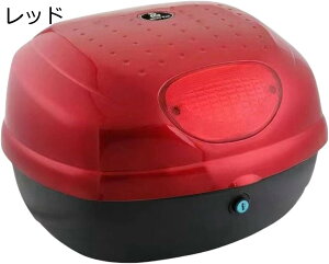 バイク トップケース リアボックス 29L バイクボックス バイク用ボックス 大容量 原付 脱可能式 スクーター フルフェイス収納 ヘルメット入れ