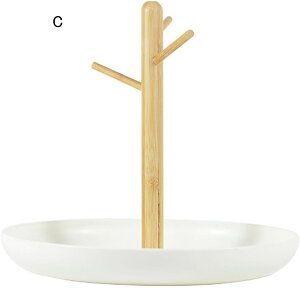 キーフック 鍵スタンド キースタンド ジュエリースタンド アクセサリースタンド(20*18.7cm)卓上 木製 鍵ホルダートレイ収納玄関用 小物入れ メガネ 鍵 腕時計置き 小物ボックス 腕時計収納