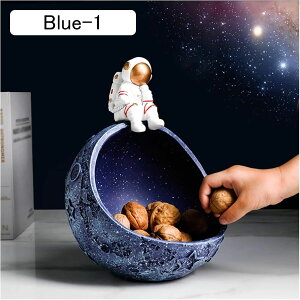 ֎[   rv @\[ g[ R[ ϕi[ u[{ Astronaut Figuring Statue Key Bowl for Entryway Tabl