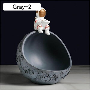 ֎[   rv @\[ g[ R[ ϕi[ u[{ Astronaut Figuring Statue Key Bowl for Entryway Tabl