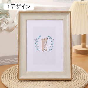 フォトフレーム 写真立て おしゃれ シンプル 男性 プレゼント ナチュラル ネイビー 壁掛け 卓上 アイボリー 木製 北欧 西海岸 6デザイン インテリア ツートンカラー スタンダード 記念品 景