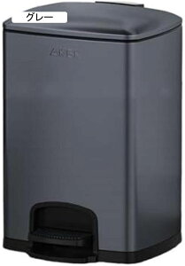 ゴミ箱 ふた付き 12L ダストボックス 角型 ペダル式 ごみ箱 スリム おしゃれ 抗菌 消臭 密閉 音無し 部屋 スチール トイレ 浴室 オフィス用 キッチン リビングルーム