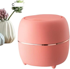 卓上ゴミ箱 ダストボックス 円筒型 小型 軽量 丈夫 蓋付きゴミ箱 ミニゴミ箱 プッシュ式 整理 大容量 省スペース 携帯便利 塵箱 ごみ箱 子供部屋 車用 卓上 使いやすい 洗面所 ゴミ入れ ゴミ