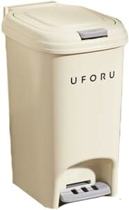 【1個セット】ペダルオープンツインゴミ箱カップボード棚下カウンター下おしゃれごみ箱分別キッチンリビンググレイ10Lコンパクト抗菌防汚シンプルペダル式ゴミ箱ゴミ箱ペダルペダル分別