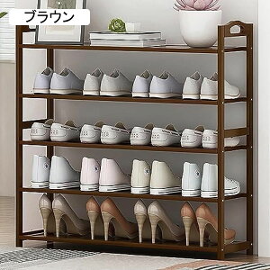 シューズラック折りたたみ靴棚天然竹製靴箱 3-6段 組立不要 伸縮式 靴 靴箱 靴収納 シューズボックス 靴入れ 玄関収納 小物収納 移動しやすい (ナチュラル) (Color : 70*25*51c