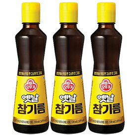 【送料無料】オットギ 昔の ごま油 320ml x 3本 100% 韓国 食品 料理 調味料 胡麻油 食材 韓国ゴマ油ランキング1位 オットギ