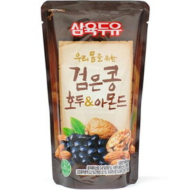 サンユク 黒豆クルミアーモンド 豆乳 パウチ タイプ 190ml x 20袋 黒ゴマ 韓国 食品 料理 食材 飲料 飲みやすい やや甘め