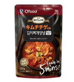 O’food 韓グルメ旅　キムチチゲの素 120g (2～3人前)x 1袋 チョンジョンウォン 韓国 食品 料理 食材