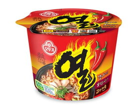 【送料無料】オットギ　熱ラーメン カップ105g 12個　カップラーメン　ヨルラーメン　激辛　旨辛　韓国食品　韓国ラーメン