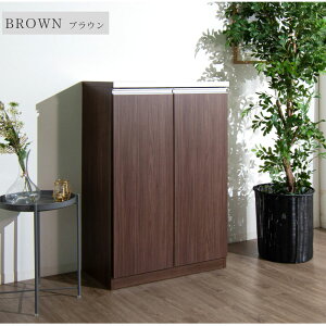 シューズボックス 下駄箱 靴箱 ロータイプ 幅78 奥行40 コンパクト 最大15足 日本製 国産 おしゃれ シンプル モダン 可動棚 引き出し ホワイト ブラウン 木目調