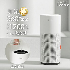 【レビュー投稿で2年保証】 ライシン 加湿器 気化式 全方位加湿 超微粒子 99.9% 除菌 大容量 おしゃれ