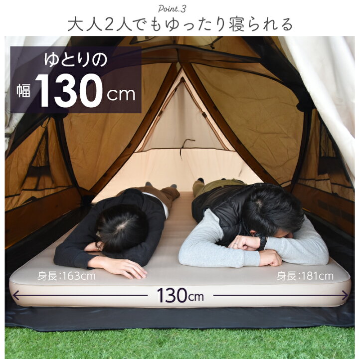 楽天市場】【レビュー投稿で1年保証】 ライシン インフレーターマット 