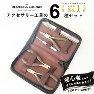 【10%OFFクーポン配付中】【楽天週間ランキング1位獲得!】アクセサリー工具の6種セットDIY 初心者 スター…