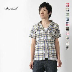 【90%オフ】Dovetail - ダブテイル -S.S フード付きボタンアップチェックシャツ★★◇◇＊＊