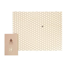 【正規品】Hexagonia | 40×50cm お試し 買い足し 蜜蝋 SuperBee Beeswax Wraps ミツロウラップ | 再利用可能なフードラップ | オーガニック エコロジー みつろう エコラップ | サスティナブル