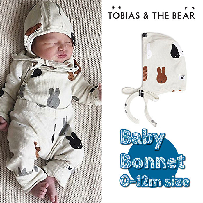 人気急上昇中のブランド！  【送料無料】Tobias  the Bear (トビアスザベア) Miffy  Friends おしゃれ ボンネット ミッフィーコラボ 帽子 男の子 女の子 ユニセックス 出産祝い