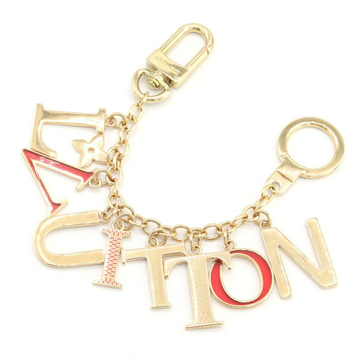 ルイヴィトン LOUIS VUITTON M61020 ポルトクレ イニシャル チャーム 