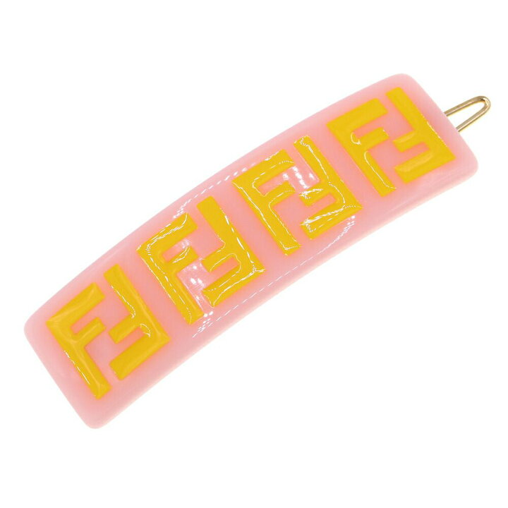 楽天市場】フェンディ ヘアクリップ JFP402 ピンク イエロー 