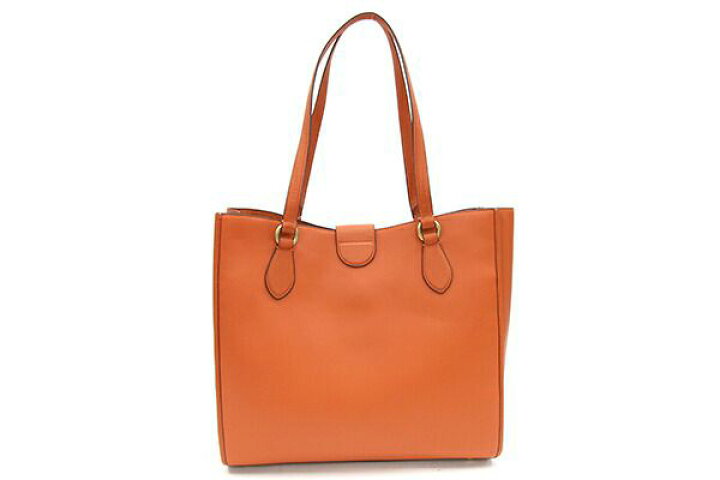 楽天市場】コーチ トートバッグ テオトート CA114 オレンジ系 レザー  