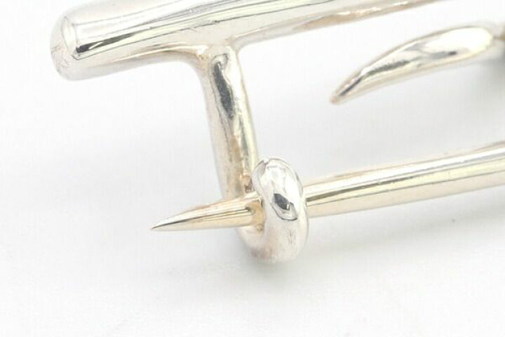 楽天市場】エルメス ピンブローチ ピングローチ シルバー SV ホール  