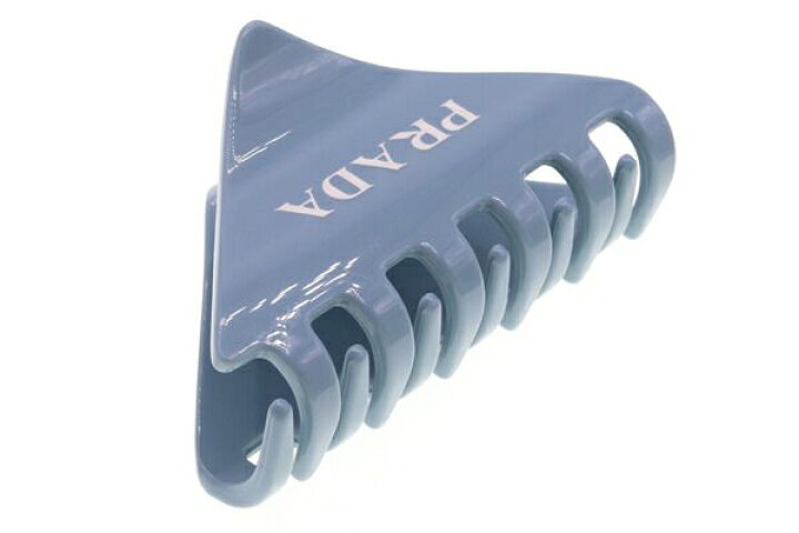 PRADA プラダプレックスヘアクリップライトブルー 