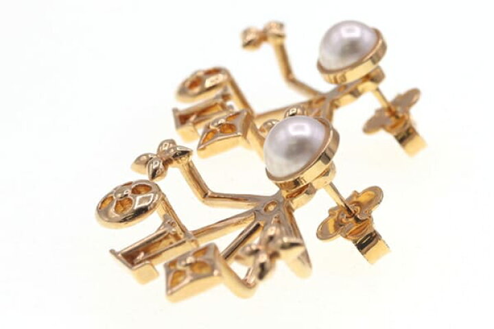 楽天市場】【中古】 ルイヴィトン ピアス クルーザー M00601 ゴールド 