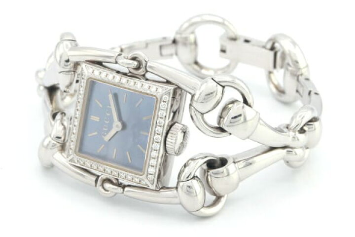 楽天市場】グッチ レディースウォッチ シニョーリア ダイヤベゼル  