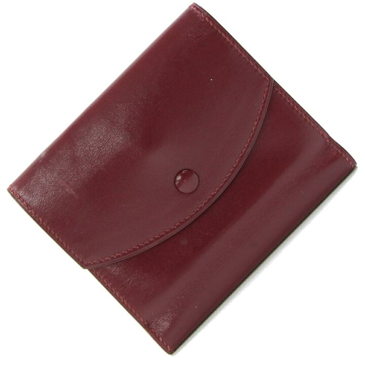楽天市場】【中古】 エルメス 三つ折り財布 ティル ボルドー ボックス 