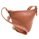 コーチ ショルダーバッグ 9019 ブラウン レザー 中古 ヴィンテージ オールドコーチ オールレザー クロスボディ レディース COACH