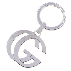 グッチ キーリング ダブルG SV スターリングシルバー925 中古 キーホルダー GG ロゴ メンズ レディース GUCCI
