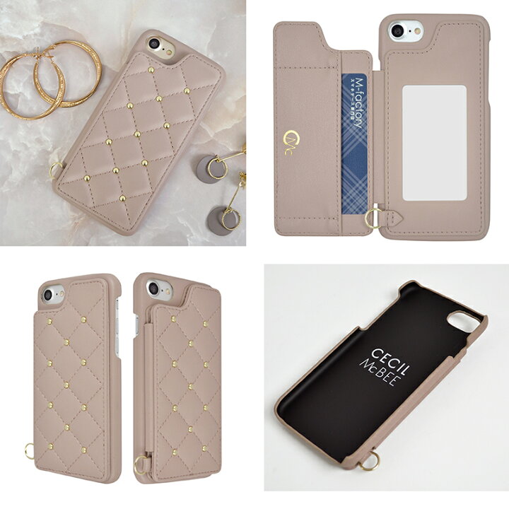 楽天市場 Iphone13 Iphone13pro ケース カード収納 背面 Iphonese 第2世代 第3世代 Iphone8 ミラー付き ケース Cecil Mcbee キルティング 背面ケース セシルマクビー ブランド スマホケース おしゃれ かわいい 可愛い アイフォン13pro ケース 鏡 マグネット 磁石