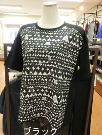 【40%off】ivory beads♪布帛とカットソーのコラボプルオーバー♪