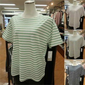 【40%off】Donnez-Moi♪シンプルボーダーの半袖カットソー♪