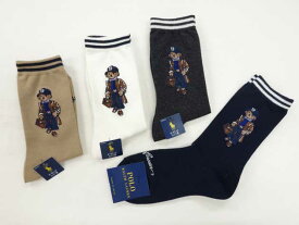 ♪2000円以上お買い上げで送料無料♪POLO RALPH LAUREN♪レディース　ソックス　ポロベア　クルーソックス　靴下