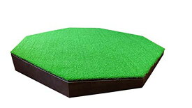 【お買い物マラソンポイント10倍】MGC 斜面ショットマット ゴルフ練習用マット 大型マット 120cm×120cm 8角形 傾斜マット ショット練習 即日出荷
