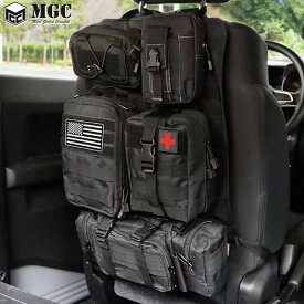 【お買い物マラソン10％オフ】 ShareFunN MGC カーシートバックオーガナイザー カーシートバッグ カーシートバックストレージ シートバックポケット カー用品 収納 後部座席収納バッグ 収納ポケット 車収納 バックシートポケット 取り外し可能