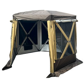 MGC スクリーンテント メッシュテント スクリーンタープ 蚊帳テント 簡単設営 ポップアップ フルスクリーン フルメッシュ メッシュ 防虫 キャンプ アウトドア 庭キャン バーベキュー 即日出荷