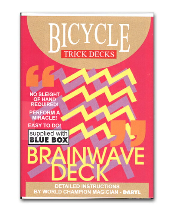 楽天市場】【手品・マジック】 【トリックカード】BICYCLE BRAINWAVE DECK(バイスクル ブレインウェーブデック)【ネコポス対応可】 : ゲームとおもちゃマツイショップ 楽天市場】【手品・マジック】 【トリックカード】BICYCLE BRAINWAVE DECK(バイスクル ブレインウェーブデック)【ネコポス対応可】 : ゲームとおもちゃマツイショップ