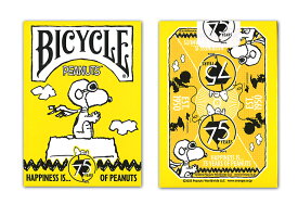 【トランプ】PEANUTS 75th BICYCLE ≪ピーナッツ75周年 バイスクル≫【ネコポス対応可】