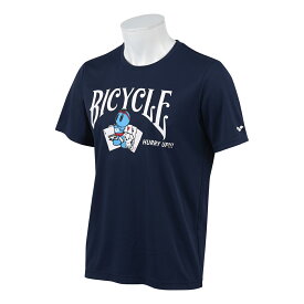 【トランプ】ARENA × BICYCLE T SHIRTS NAVY ≪ アリーナ × バイスクル Tシャツ ネイビー ≫【ネコポス対応可】