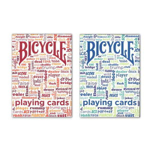 �y�g�����v�z BICYCLE TABLE TALK DECK RED/GREEN��o�C�X�N�� �e�[�u���g�[�N �ԁE�΁�y�l�R�|�X�Ή��z