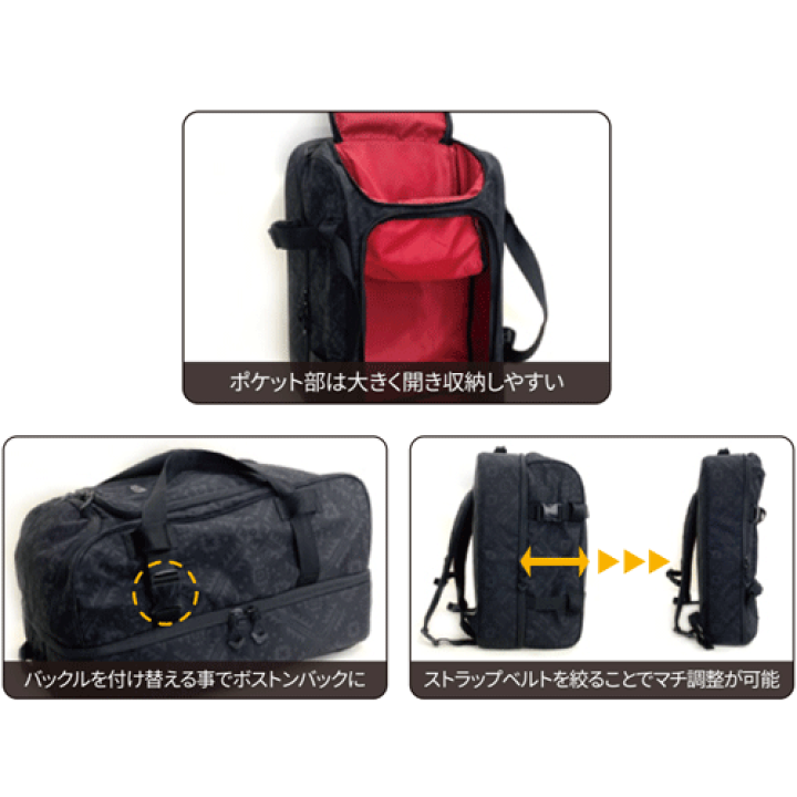 楽天市場】ギアバックパック リュック ボストンバッグ 収納ケース