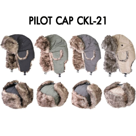 パイロットキャップ ボンバーキャップ フライトキャップ ニット帽 フライト帽 帽子 イヤーフラップ メンズ レディース ユニセックス 男女兼用 スキー スノーボード スノボ あったかい 暖かい CKL-21 送料無料（代引き発送はできません）