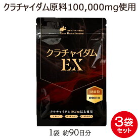 クラチャイダム クラチャイダムEX 3袋 セット 540粒 約9ヶ月分 ブラックジンジャー 黒しょうが 黒生姜 黒ウコン ガラナ シトルリン にんにく エキス配合